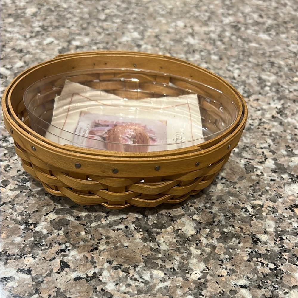 Woven Basket with Clear Insert